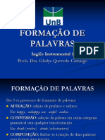 Tópico 2 - Formação de Palavras - Adjs Substs