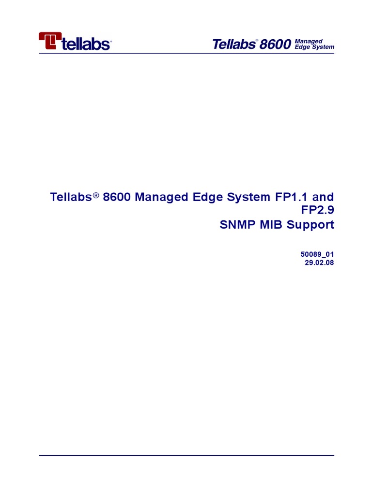SNMP Mib Support | PDF | Internet Protocols | Computer Networking