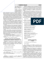 DL 1163 - Disposiciones Para El Fortalecimiento Del SIS