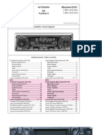 Blaupunkt Maryland Dj51-Car Radio Diagrams