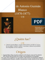 Septenio de Antonio Guzmán Blanco Diapositiva