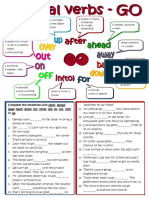 Phrasal Verbs Go