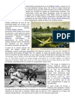 Historia Del Beisbol