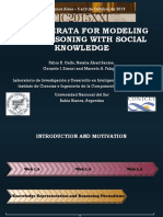 A Desiderata For Modeling and Reasoning With Social Knowledge