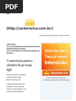 7 Exercícios Para o Cérebro Ficar Mais Ágil