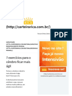 7 Exercícios para o Cérebro Ficar Mais Ágil