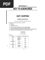 Key To Exercises: Appendix I