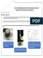 Determinación del tiempo de fraguado de concreto mediante resistencia a la penetración