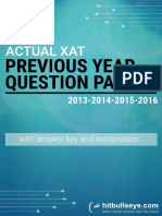 Xat Previous Year Question Papers