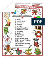 Christmas Vocabulary Ws 63019