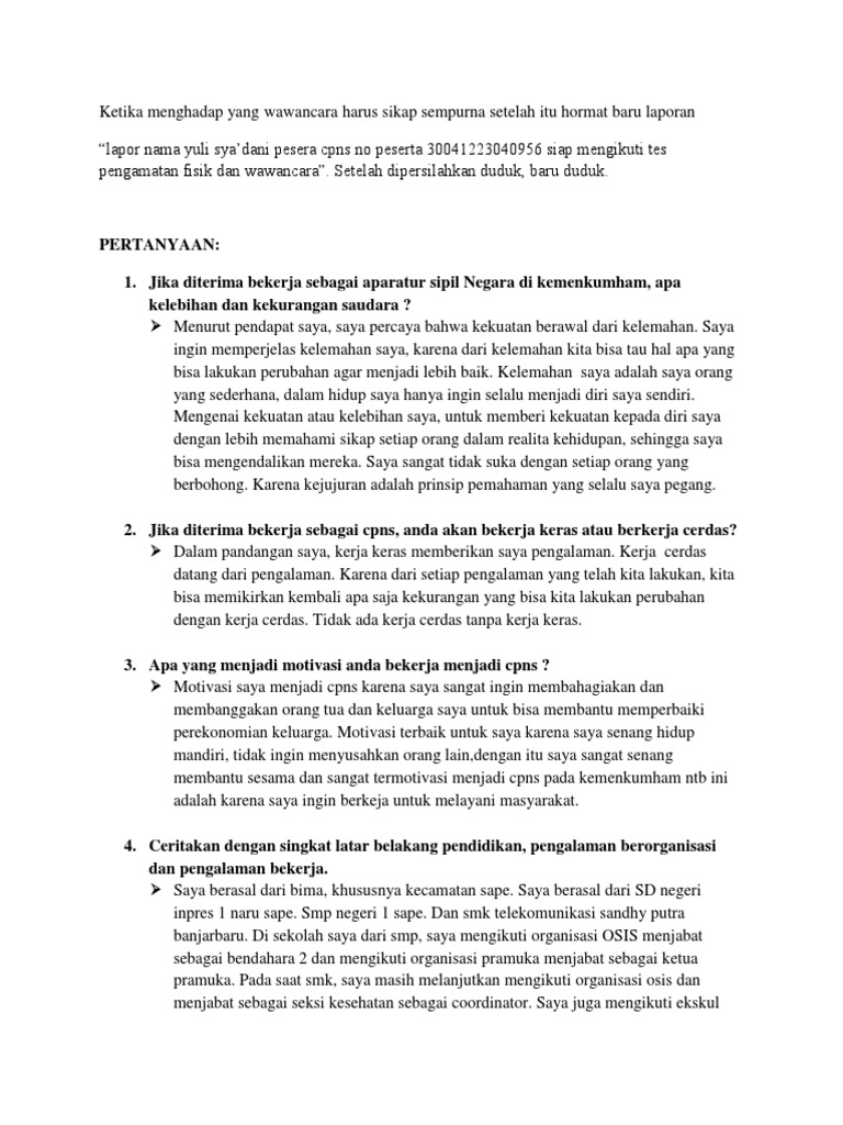 Wawancara Pdf