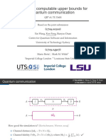 Efficiently Computable Upper Bounds For Quantum Communication