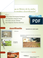 Grupo 258A Equipo 3 Problematica en Mexico Debido A La Erosion y Desertificacion
