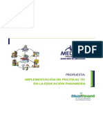 Implementación de Políticas Tic en La Educación Panameña PDF