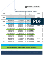 Calendario Exámenes 2017-2018