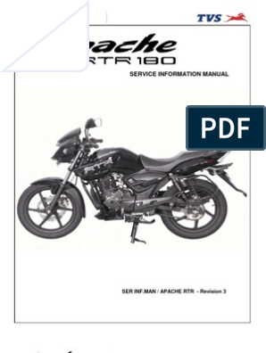 Tvs Apache Rtr 180 Service Manual Carburetor Motor Oil