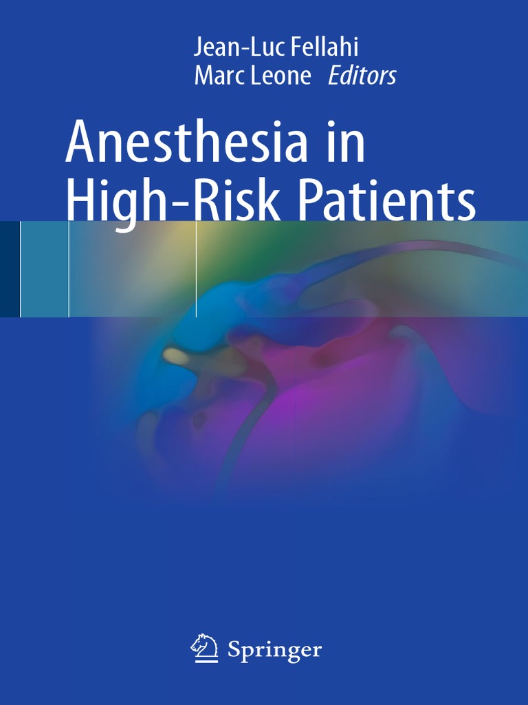 Anesthesia in High Risk Patients PDF, PDF, Percutaneous Coronary  Intervention