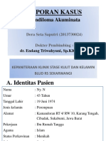 Optimalkan  untuk laporan kasus kondiloma akuminata