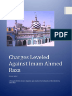 Charges Leveled Against Imam Ahmed Raza