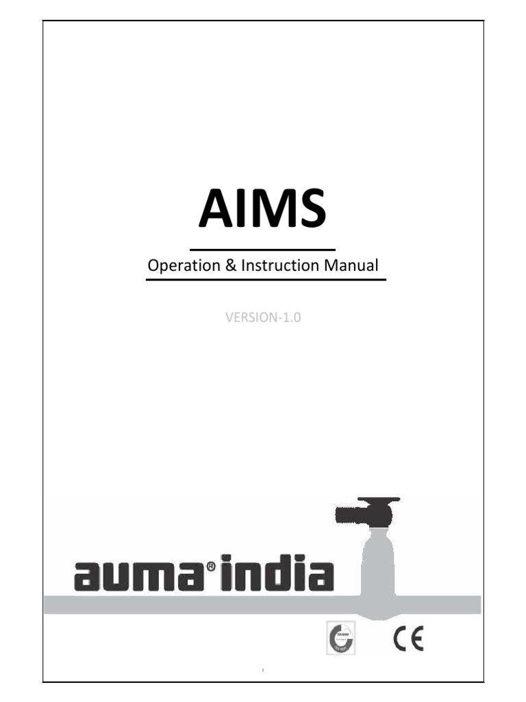 Aims Manual Version1 PDF Input/Output Bit