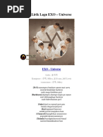 Download Lirik Lagu EXO  Universe by Rumah Lagu Terbaru SN369497560 doc pdf