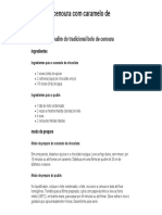 Pudim de Cenoura Com Caramelo PDF