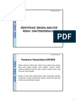 Materi Identifikasi Bahaya Dan Pengendalian Risiko Rumah Sakit