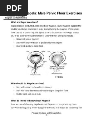 Male Kegel Ex Urinary Incontinence Urology