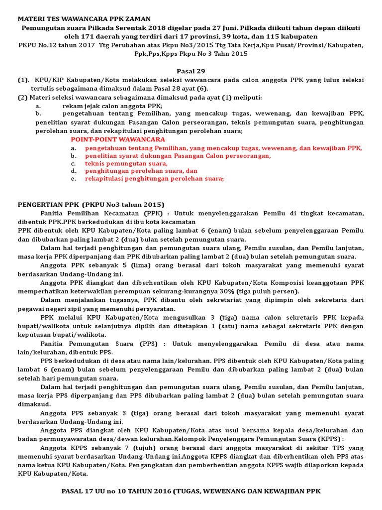 Kisi Kisi Ujian Wawancara Pps 2020 Ilmusosial Id