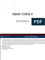 NBME Form 4 Section 4 Review