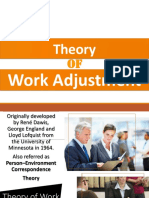 Theory On Work Adjustment Report Career Guidance