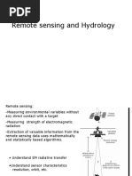 Remote Sensing Hydrology