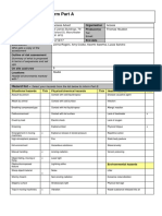 Risk Assessment Form Part A Scene(s) - : Hazard List