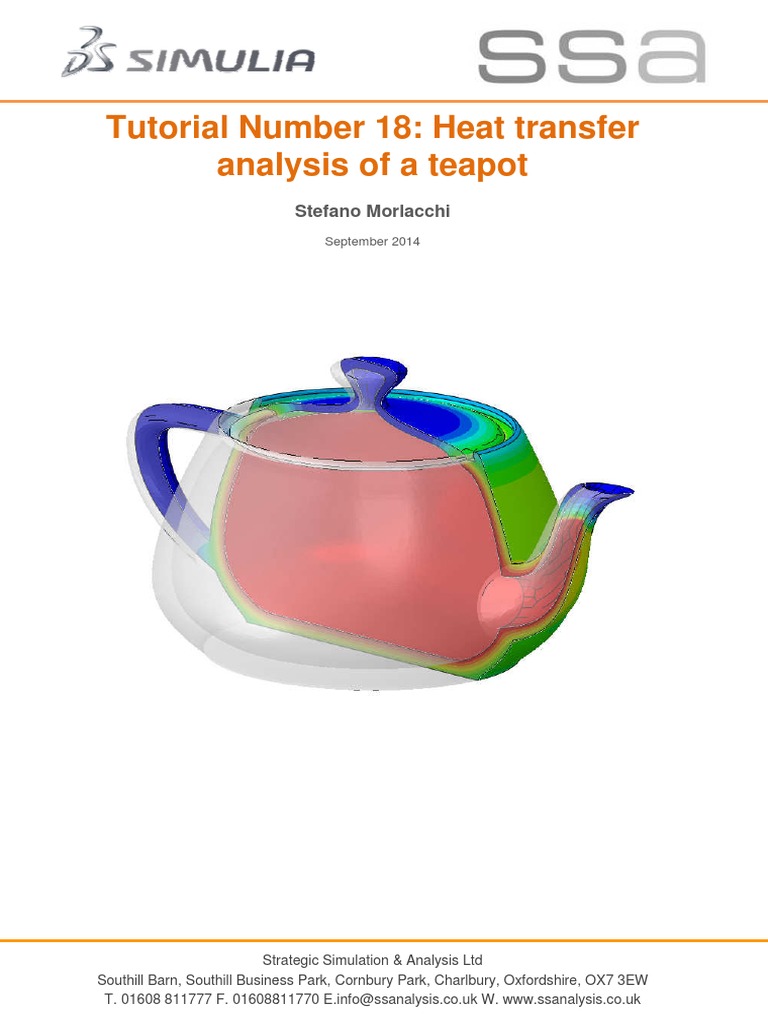 Tutorial 18 Heat Transfer Teapot Heat Transfer Heat Free 30