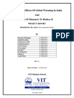 Situation & Effects of Global Warming in India and List of Measures To Reduce It