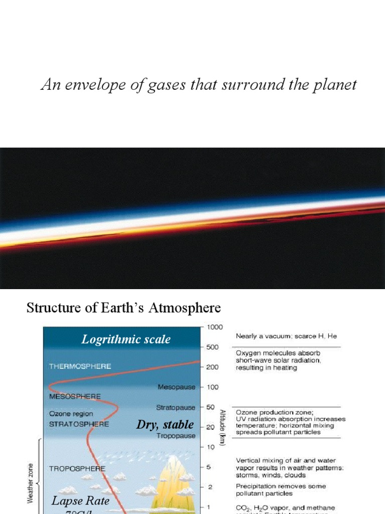 Understanding Earth's Atmosphere Dynamics | PDF | Atmosphere Of Earth ...