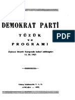 Demokrat Parti TUZUK PROGRAM 1951