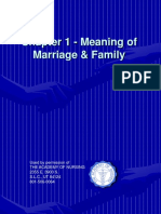 Chapter 1 - Meaning of Marriage Family
