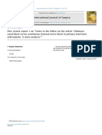 International Journal of Surgery: Peer Review Report