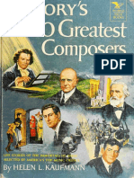 History's 100 Greatest Composers, Revised Edition 1964 PDF
