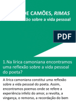 Camões: reflexão sobre a vida pessoal no poeta em suas rimas