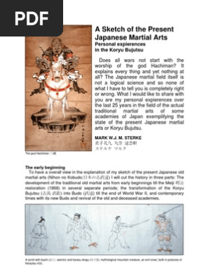 A Sketch Of The Present Japanese Martial Arts Jujutsu Karate