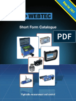 Short Form Catalogue: Hydraulic Measurement and Control
