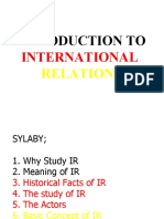 Introduction To International Relations