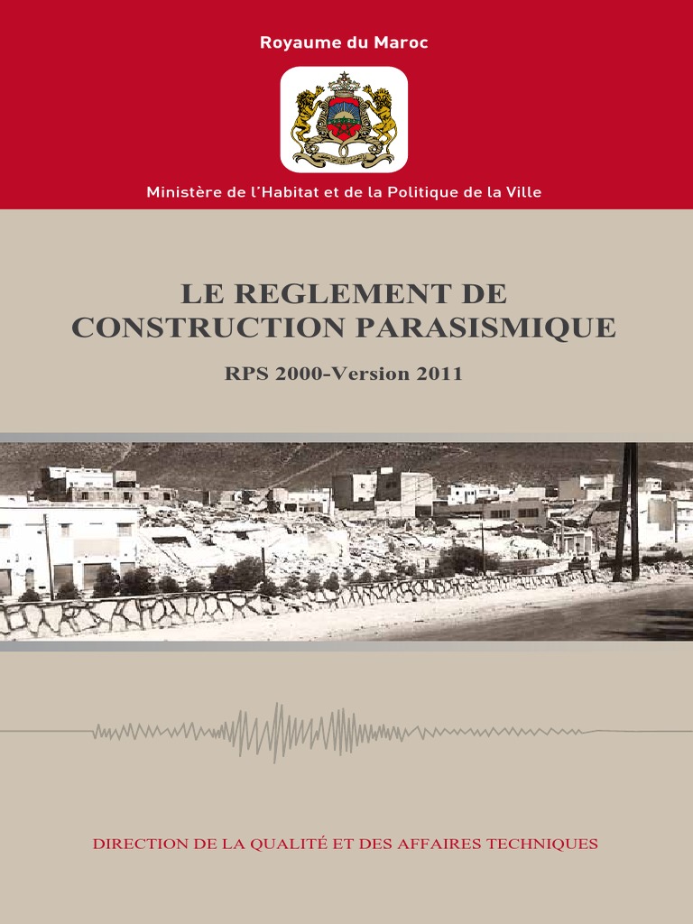 Le Reglement De Construction Parasismique RPS 2000Version 2011