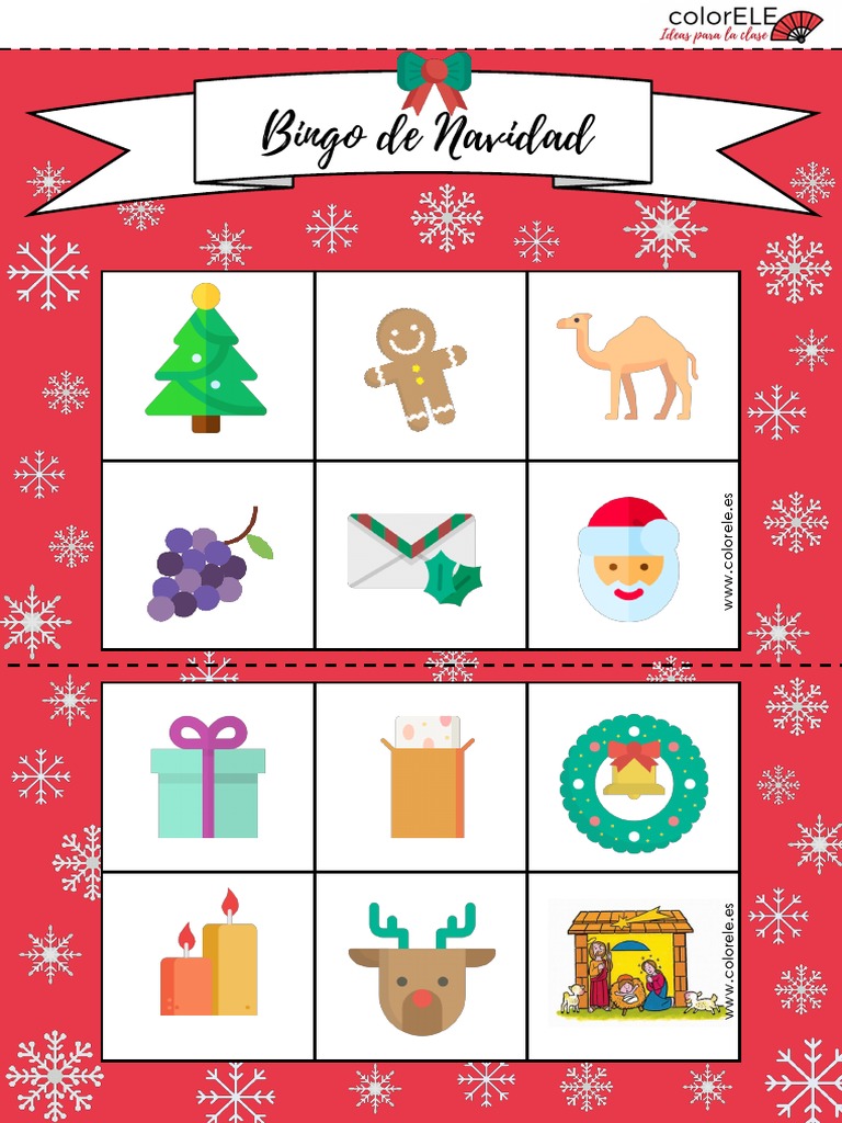 Bingo Navideño para Imprimir PDF | PDF
