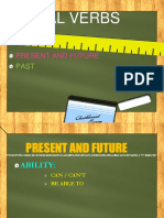 Modal Verbs: Present and Future