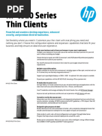 HP t620 Series Thin Clients