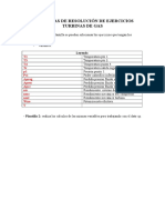 Plantillas de Resolución de Ejercicios Turbinas de Gas