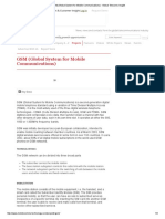 GSM (Global System For Mobile Communications) - Global Telecoms Insight